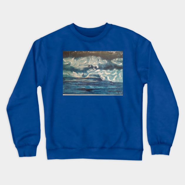 RAYOS Y TRUENOS Crewneck Sweatshirt by JUANGOMY